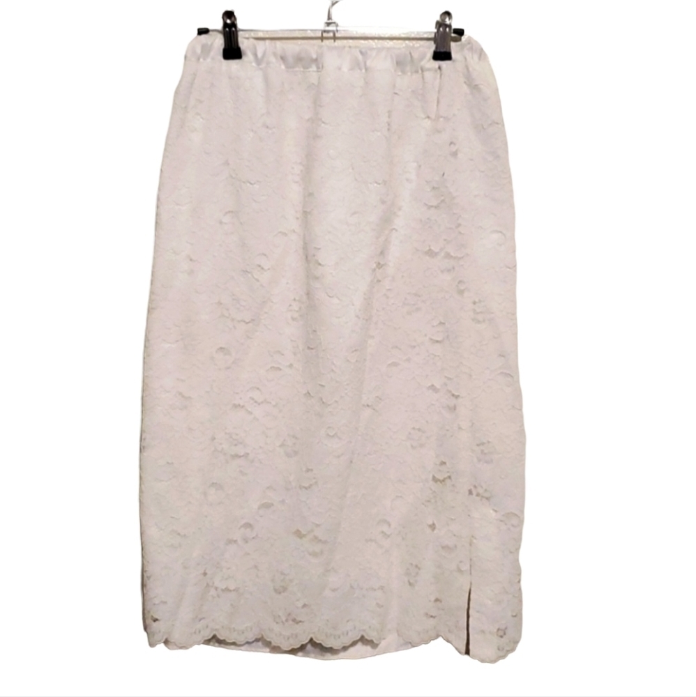 White Lace Skirt